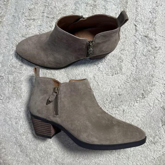Vionic Cecily Suede Water Proof Ankle Booties - Picture 2 of 8